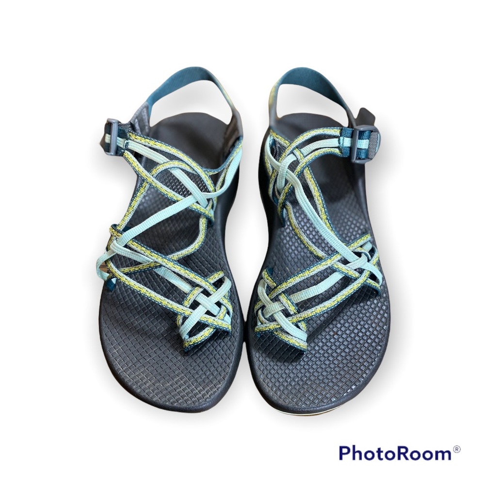 CHACO ZX/3 triple strap sandals, women’s 9.